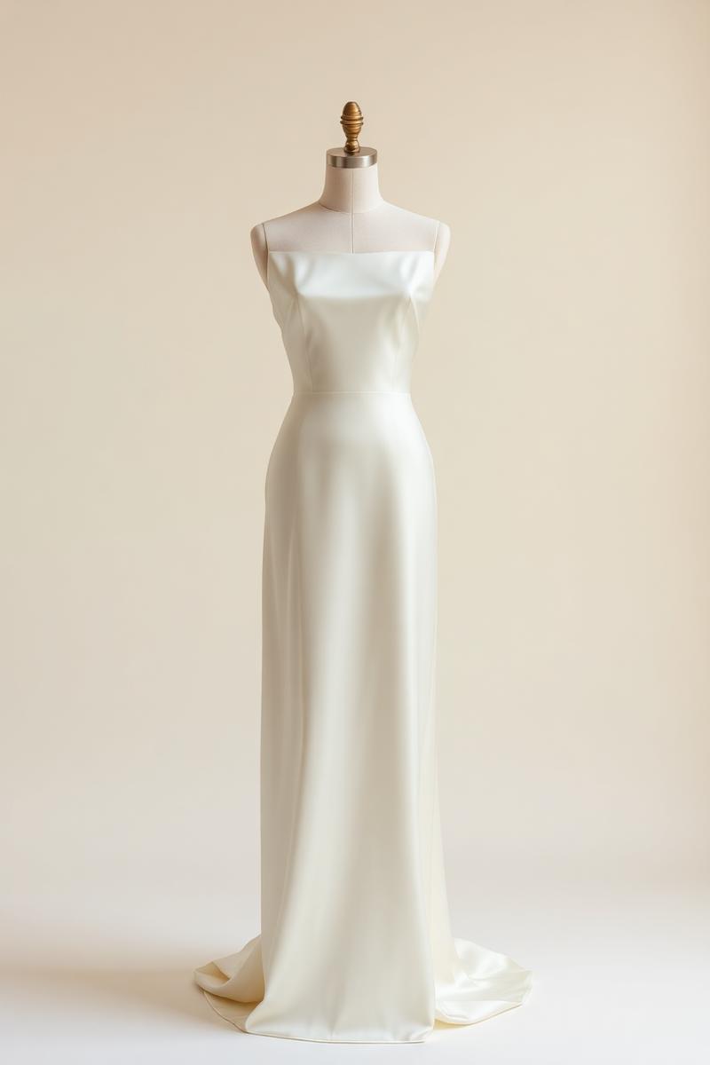 Seraphina — minimalist ipek gelinlik